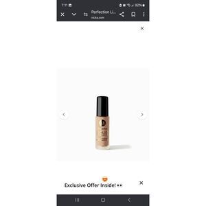 New Lot of 2 Sealed NK Makeup Perfection Liquid Foundation FFPF01 Beige